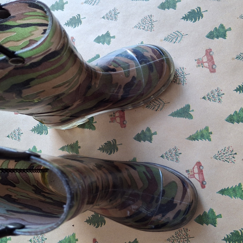 Camo Rain Boots